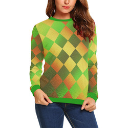 Easter Square All Over Print Crewneck Sweatshirt for Women (Model H18)
