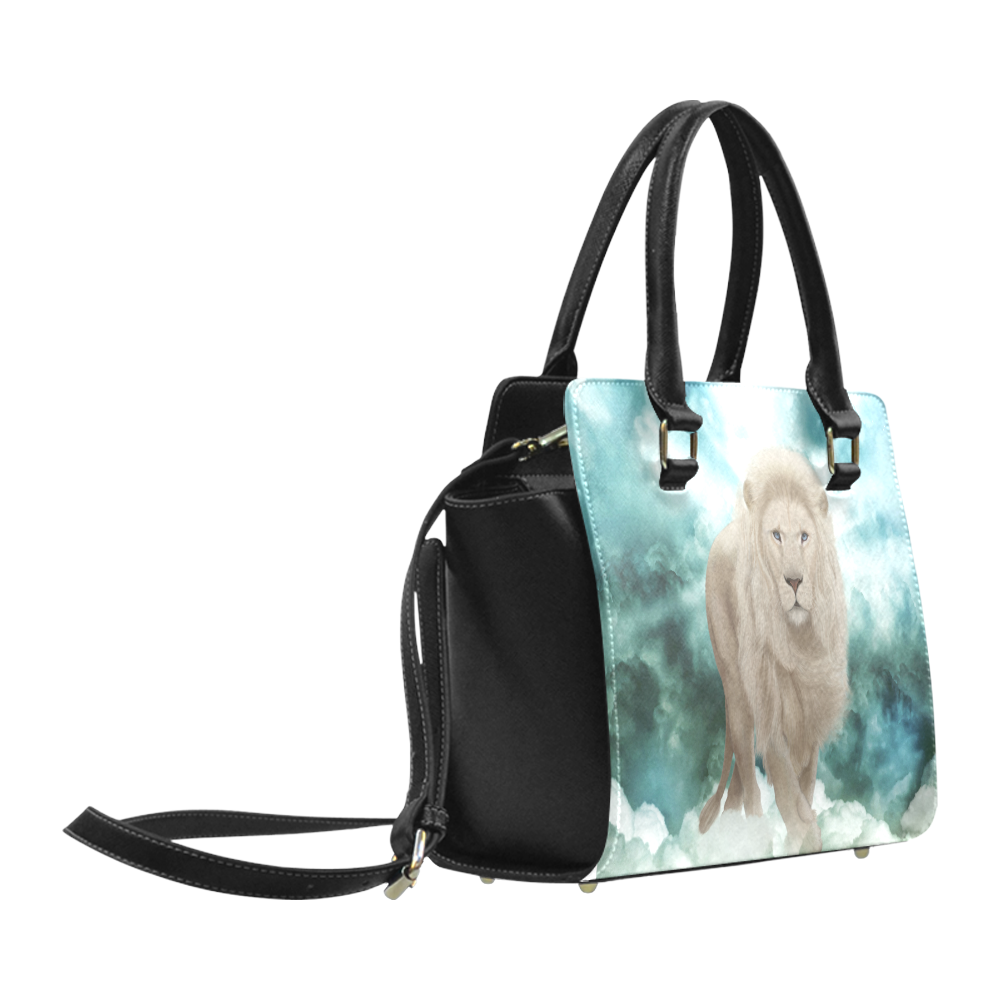 The white lion in the universe Classic Shoulder Handbag (Model 1653)