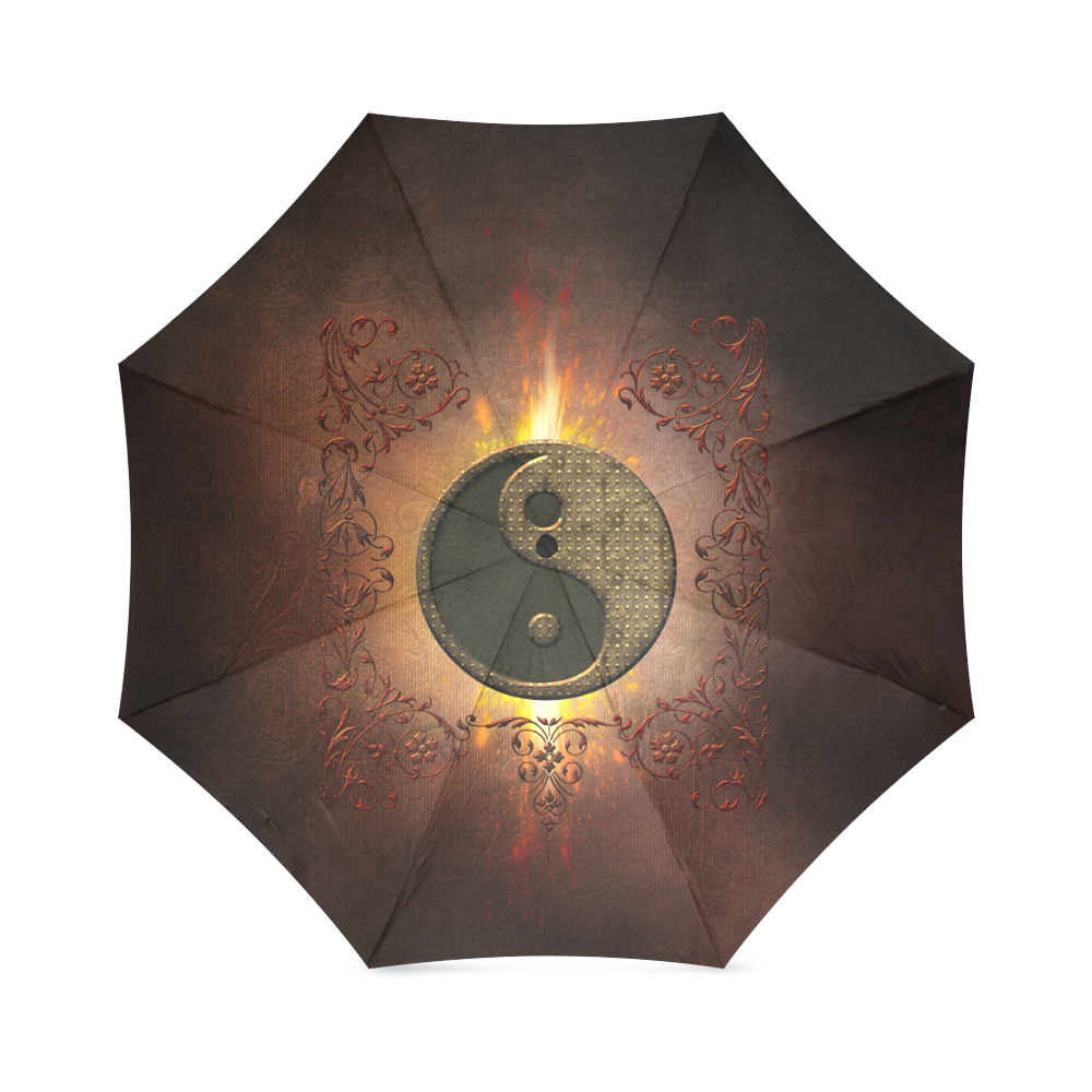 The sign ying and yang Foldable Umbrella (Model U01)