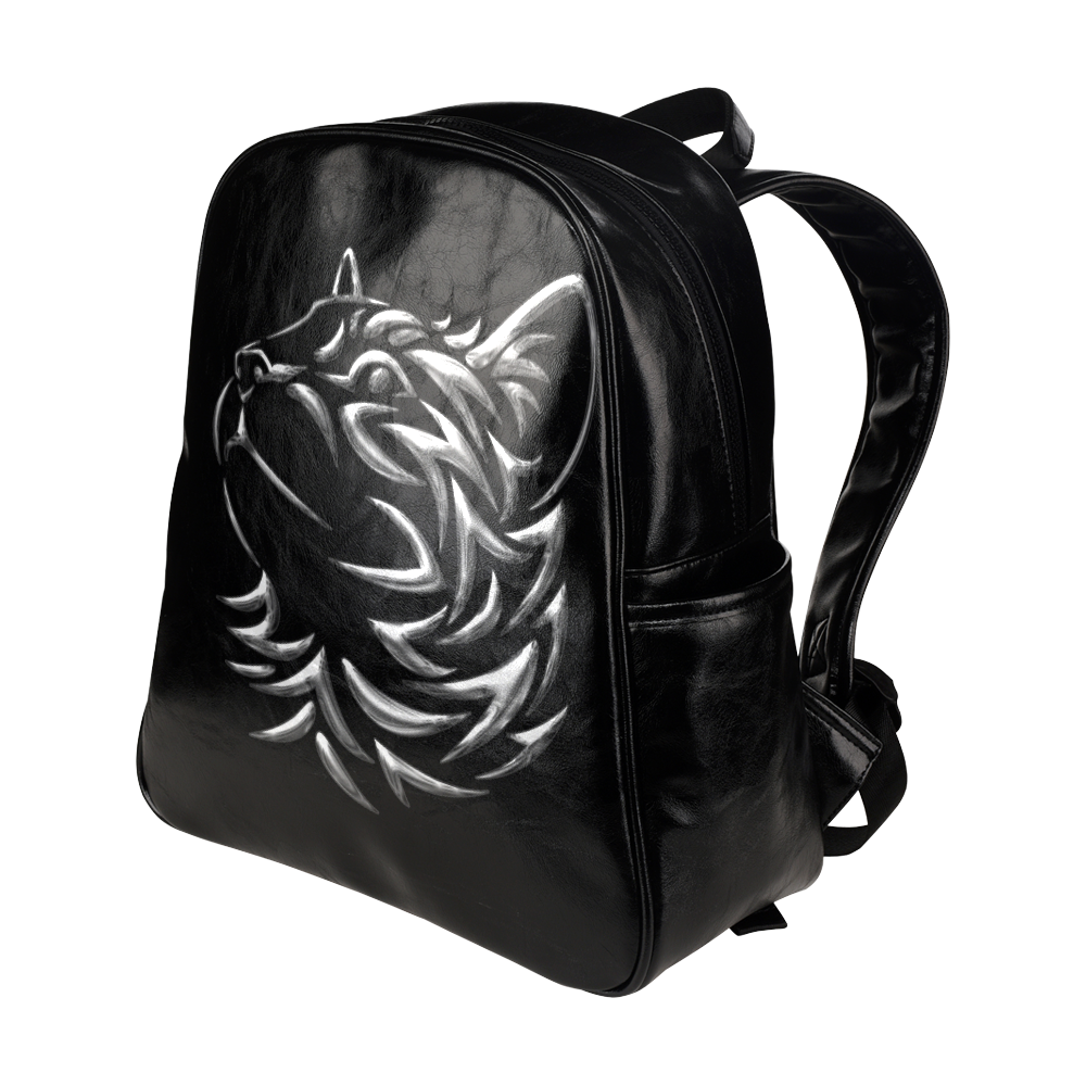 Silver Cat 2 Multi-Pockets Backpack (Model 1636)