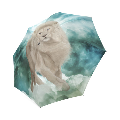 The white lion in the universe Foldable Umbrella (Model U01)