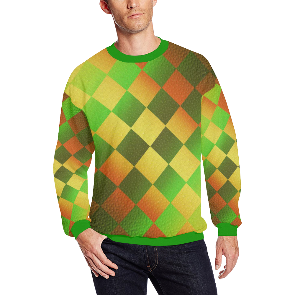 Easter Square All Over Print Crewneck Sweatshirt for Men (Model H18)