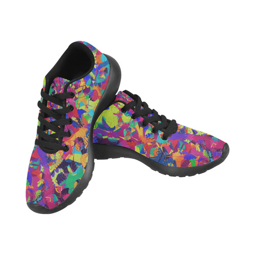 Rainbow Smash Women's Running Shoes/Large Size (Model 020)
