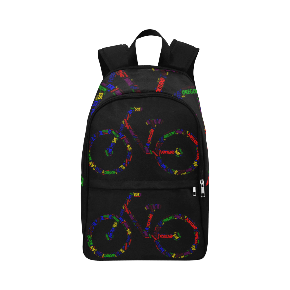 Backpack Colorful Bikes Fabric Backpack for Adult (Model 1659)