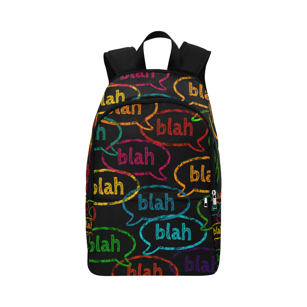 Backpack Colorful Quote Fabric Backpack for Adult (Model 1659)