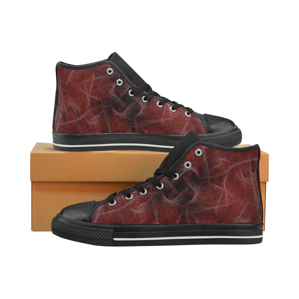 Blood Fued Men’s Classic High Top Canvas Shoes (Model 017)