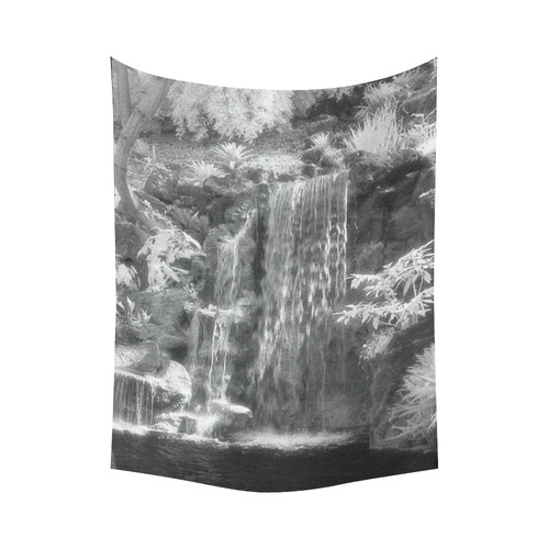 Waterfall Cotton Linen Wall Tapestry 60"x 80"