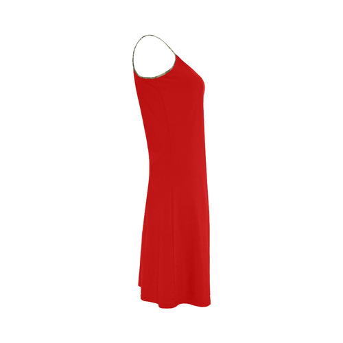 Red Friday Strap Summer Dress Alcestis Slip Dress (Model D05)
