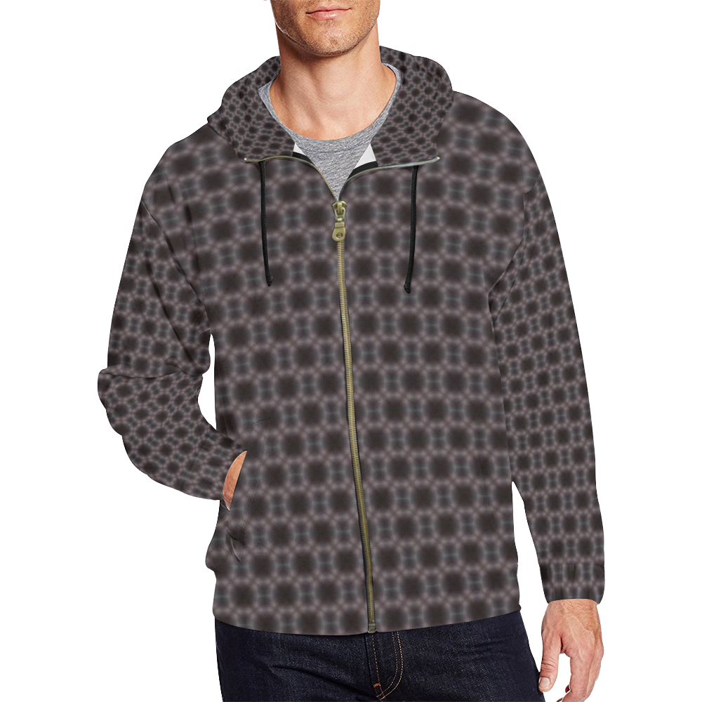 Darkstar Cenobite All Over Print Full Zip Hoodie for Men (Model H14)