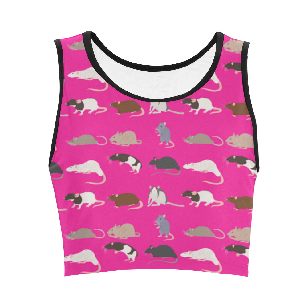 copy Women's Crop Top (Model T42)