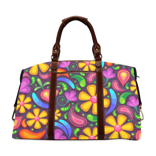 flower bag Classic Travel Bag (Model 1643) Remake