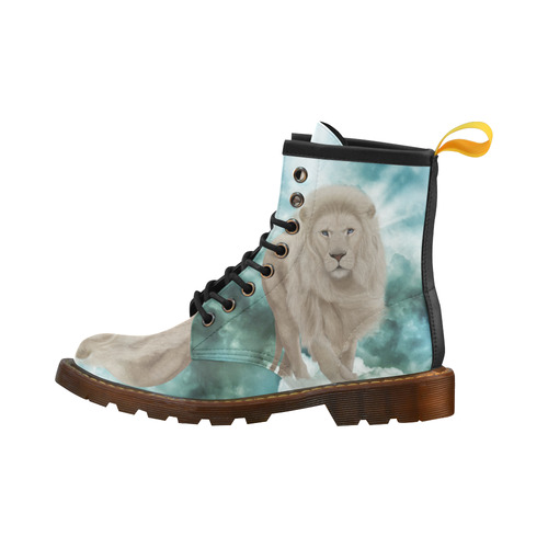 The white lion in the universe High Grade PU Leather Martin Boots For Women Model 402H