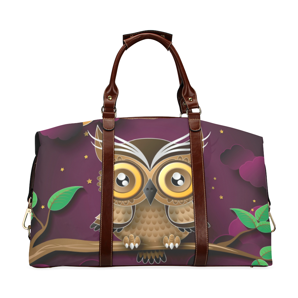 owl bag Classic Travel Bag (Model 1643) Remake