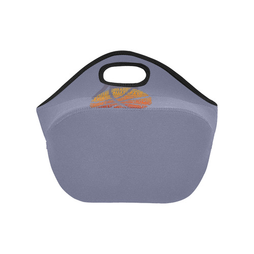 Lunch Bag Basketball Neoprene Lunch Bag/Small (Model 1669)