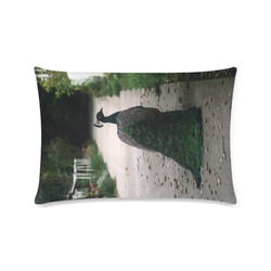Peacock Path Custom Zippered Pillow Case 16"x24"(Twin Sides)