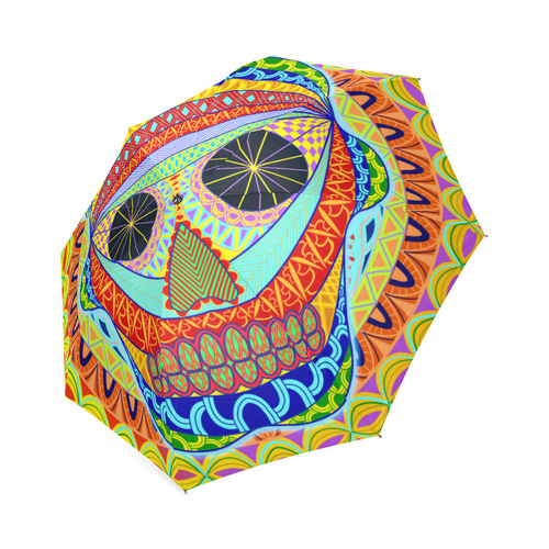 voodoo skull Foldable Umbrella (Model U01)
