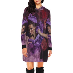 Awesome Witches Ritual All Over Print Hoodie Mini Dress (Model H27)