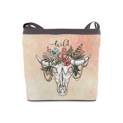 Wild Skull Boho Crossbody Bags (Model 1613)