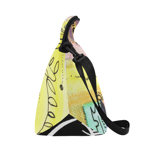 logo+chameleon+1 Neoprene Lunch Bag/Large (Model 1669)