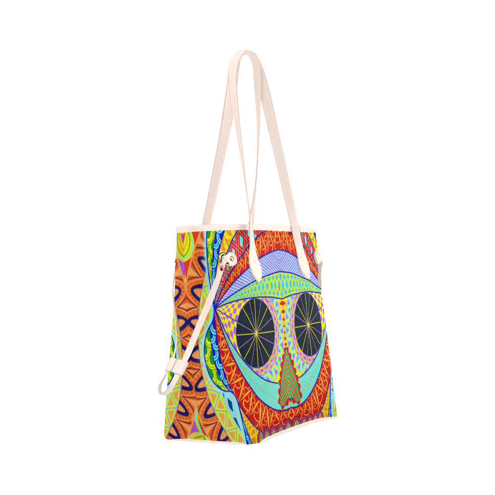 voodoo skull Clover Canvas Tote Bag (Model 1661)