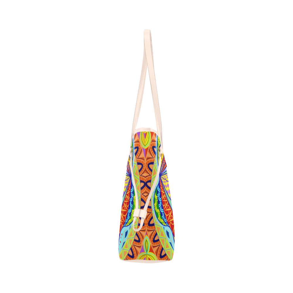 voodoo skull Clover Canvas Tote Bag (Model 1661)