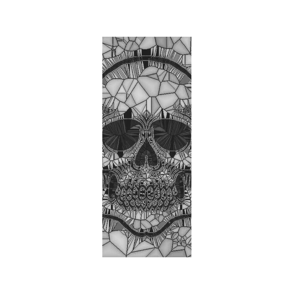 Glass Mosaic Skull, black  by JamColors Quarter Socks