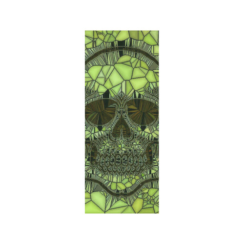 Glass Mosaic Skull,green by JamColors Quarter Socks