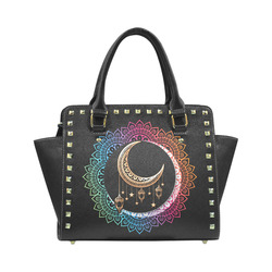 Arabian Night Mandala Rivet Shoulder Handbag (Model 1645)