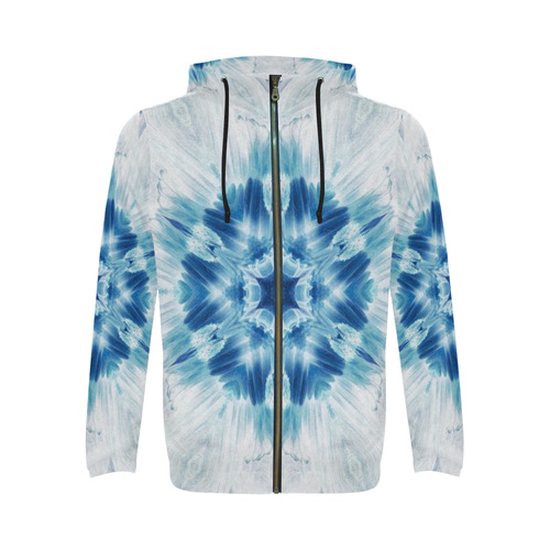 Darkstar Angel Ascension All Over Print Full Zip Hoodie for Men (Model H14)