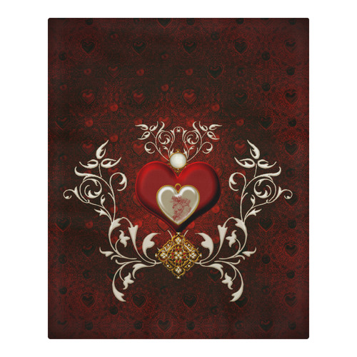 Valentine's day, wonderful hearts 3-Piece Bedding Set