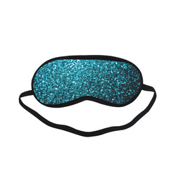 Beautiful Aqua blue glitter sparkles Sleeping Mask
