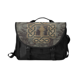 The celtic knot, rusty metal Leader Laptop Hangbags 15''