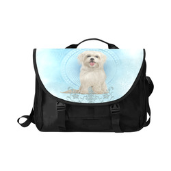 Cute havanese puppy Leader Laptop Hangbags 15''