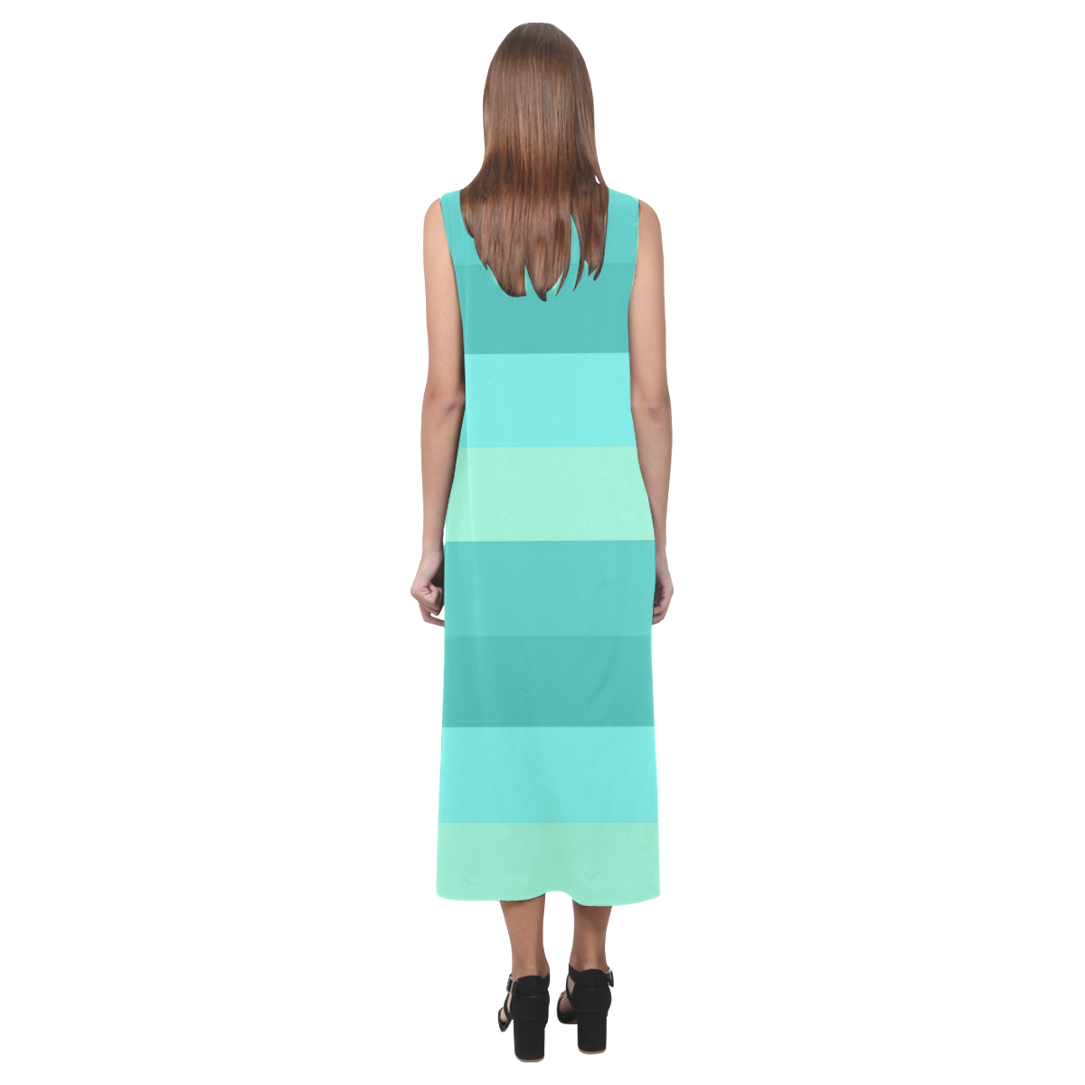 Adobe Dance Turtles Phaedra Sleeveless Open Fork Long Dress