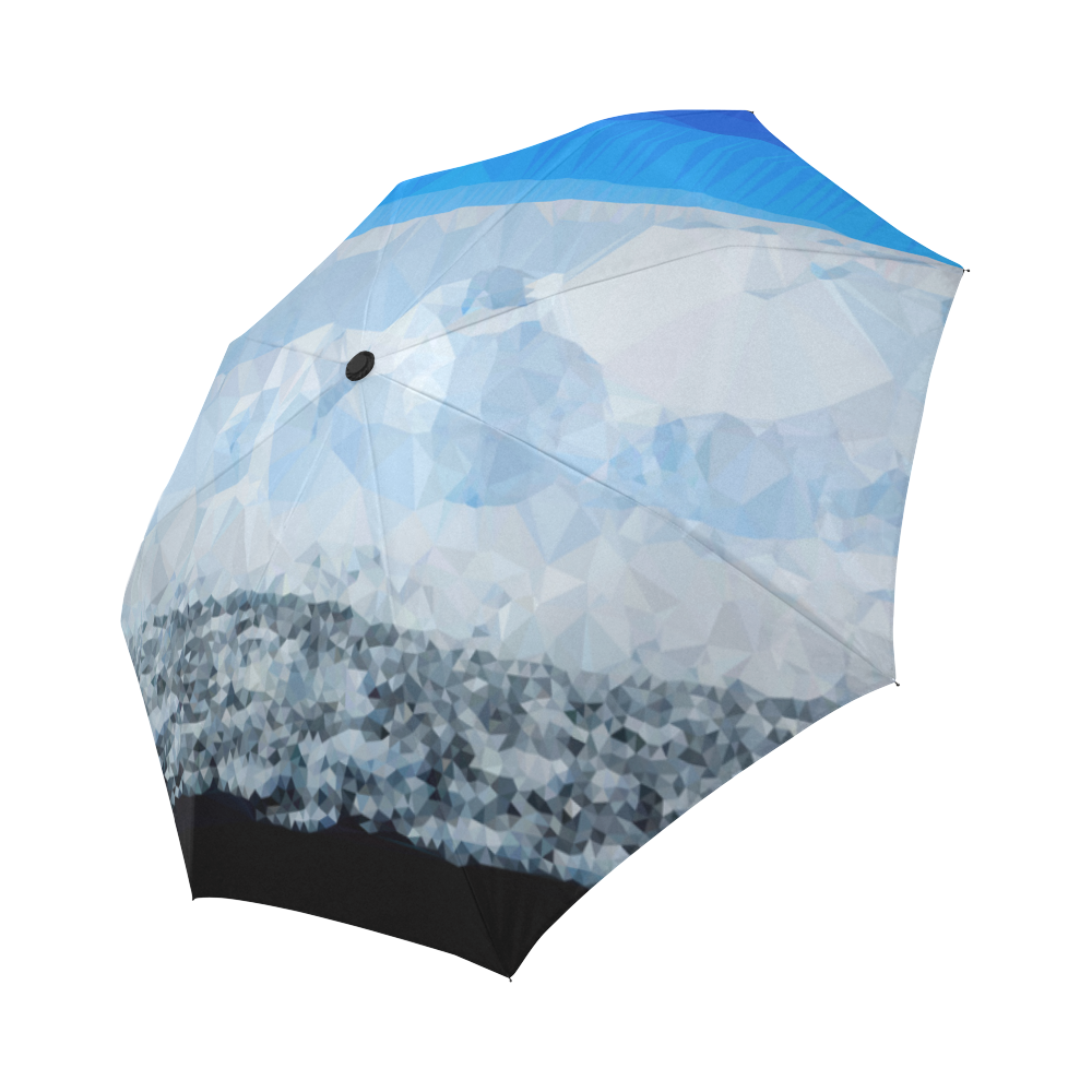 Iceberg Antarctica Low Poly Nature Landscape Auto-Foldable Umbrella (Model U04)