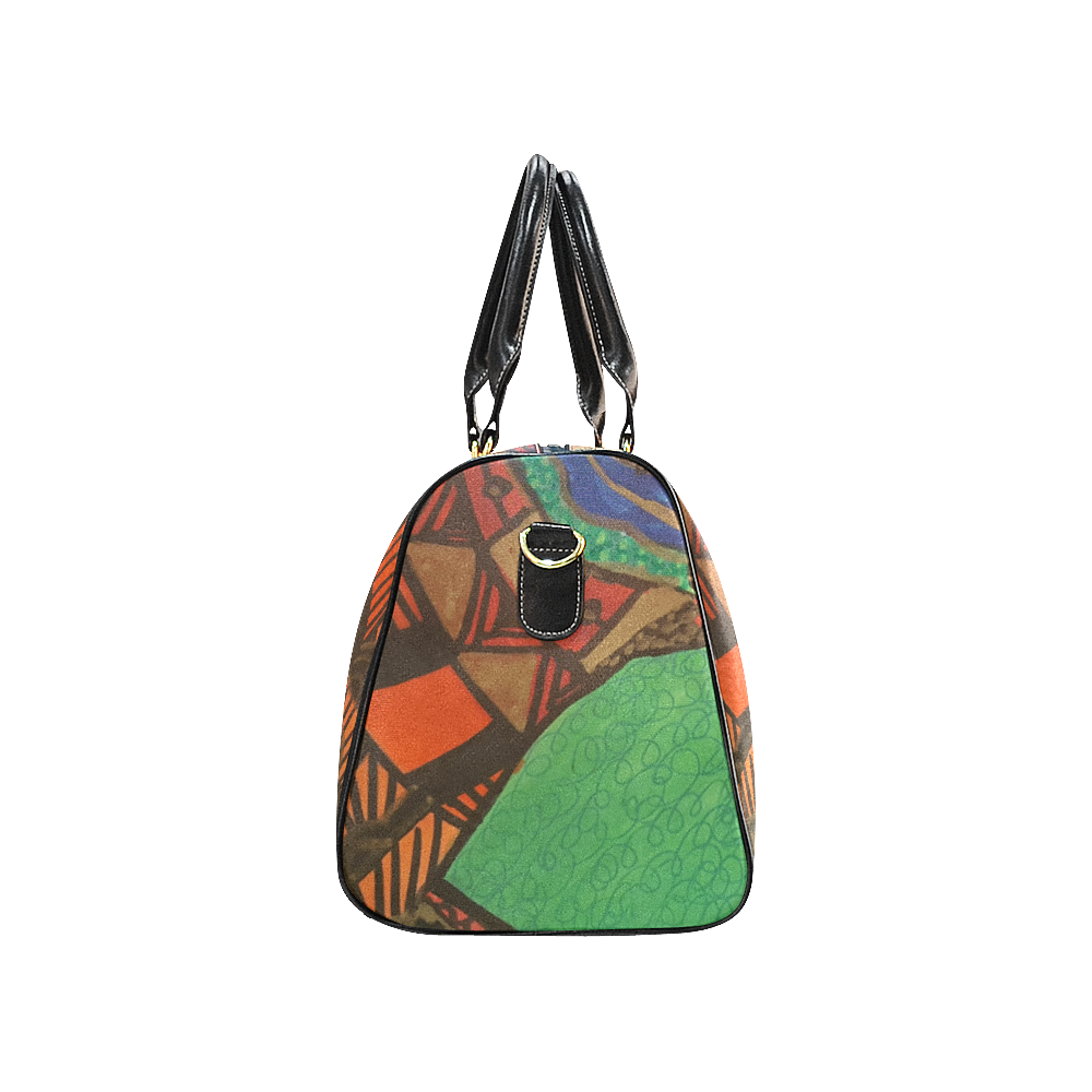 African Beauty New Waterproof Travel Bag/Small (Model 1639)