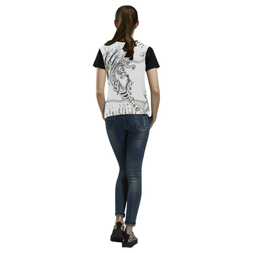 GERMINACIÓN EXPONTÁNEA EN UNA LATA DE JUDIAS 001 All Over Print T-shirt for Women/Large Size (USA Size) (Model T40)