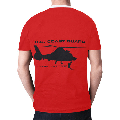 Coast Guard SAR Deploy The Swimmer New All Over Print T-shirt for Men (Model T45)