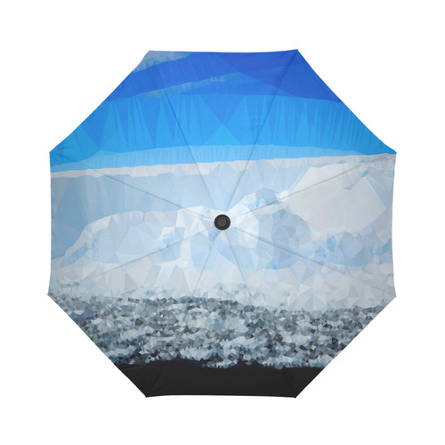 Iceberg Antarctica Low Poly Nature Landscape Auto-Foldable Umbrella (Model U04)