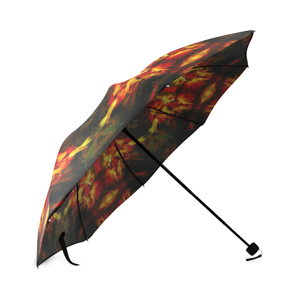 Dark Fallen Angel Foldable Umbrella (Model U01)