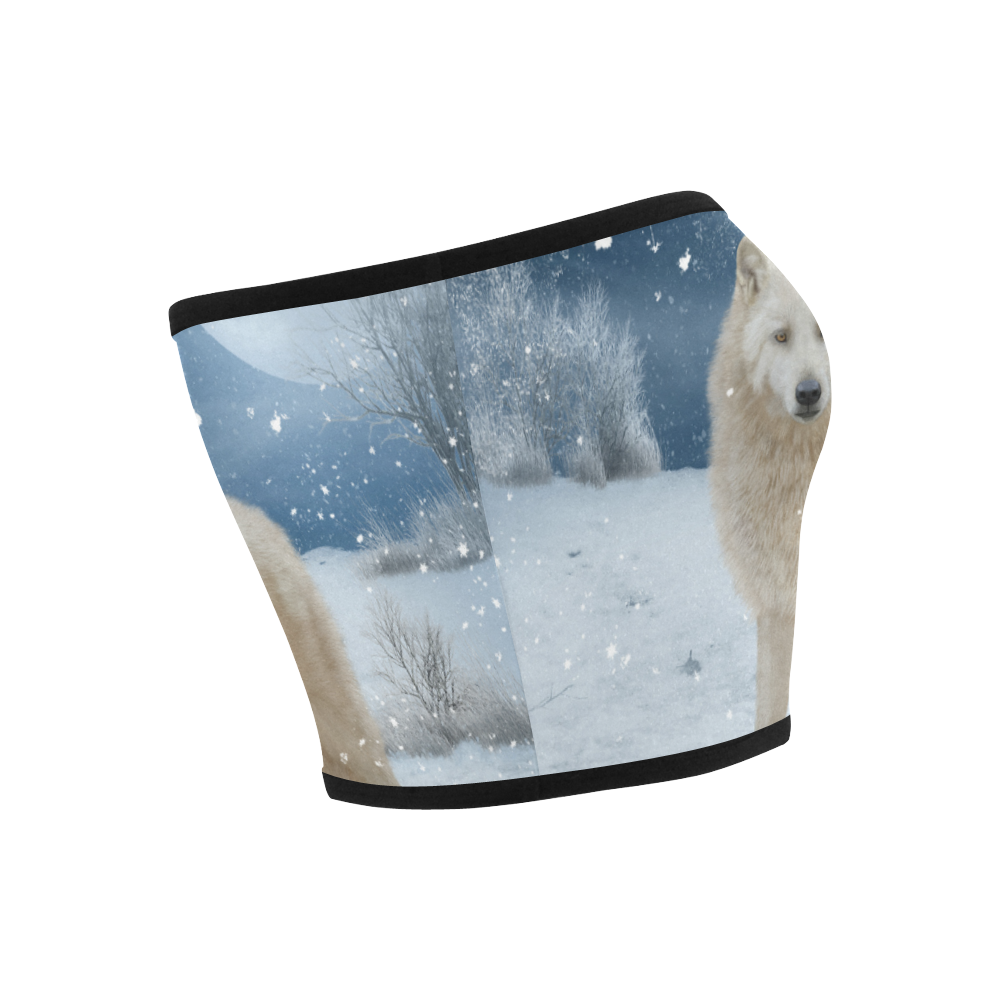 Awesome arctic wolf Bandeau Top
