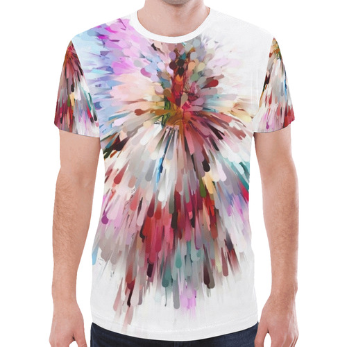 Explosion by Nico Bielow New All Over Print T-shirt for Men (Model T45)