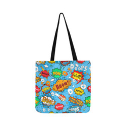 Funny Speech Bubbles Reusable Shopping Bag Model 1660 (Two sides)