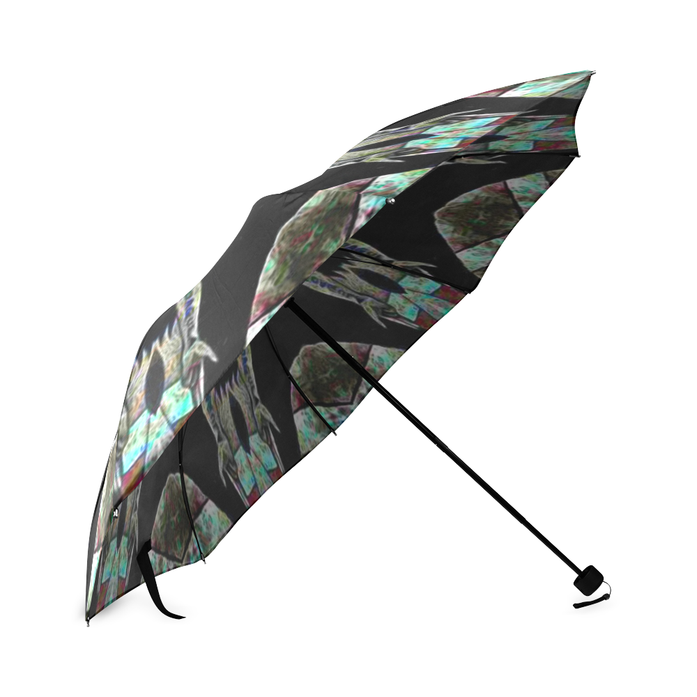 Darkstar Baphomet Prophet Foldable Umbrella (Model U01)