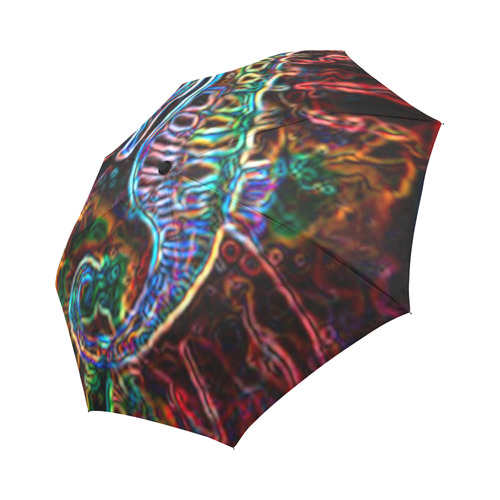 Black Light Darkhorse Demon Auto-Foldable Umbrella (Model U04)