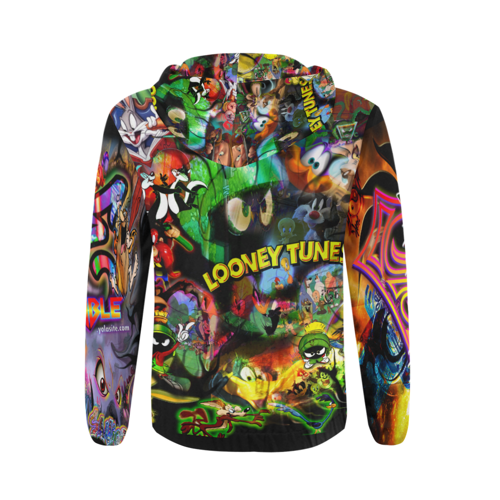 Looney Tunes By TheONE Savior @ ImpossABLE Endeavors All Over Print Full Zip Hoodie for Men (Model H14)