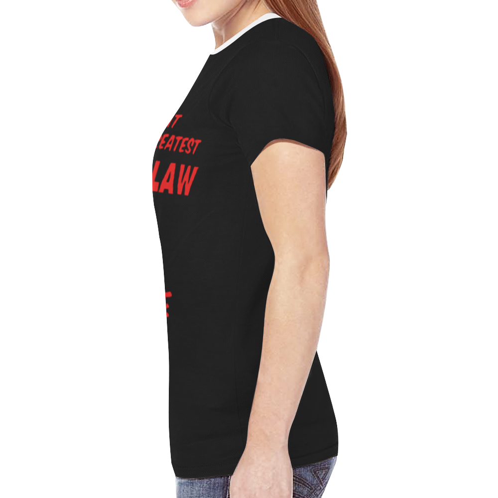 World's Greatest Sister Inlaw New All Over Print T-shirt for Women (Model T45)