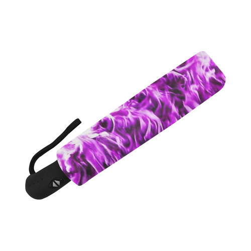 Purple Flames Auto-Foldable Umbrella (Model U04)