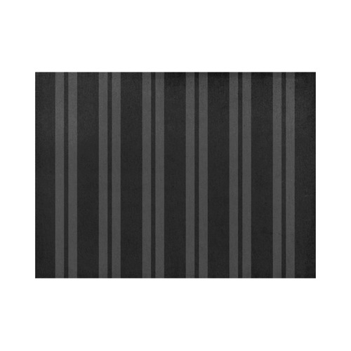 Gray/Black Vertical Stripes Placemat 14’’ x 19’’ (Set of 6)