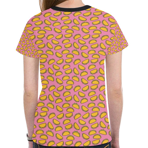 Tacos New All Over Print T-shirt for Women (Model T45)